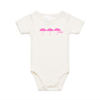 Brolly Print Organic Onesie