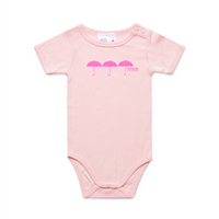 Brolly Print Organic Onesie