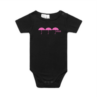 Brolly Print Organic Onesie