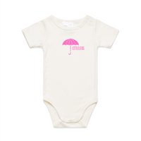 Brolly Print Organic Onesie