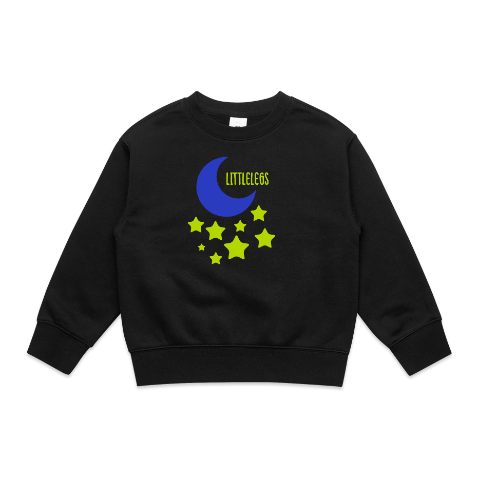 Black / 2 / Blue moon with Yellow stars